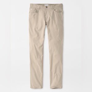 Peter Millar Pants Mens 40 x 32 (Fit 40 x 27) Khaki 5-Pocket Performance EB66